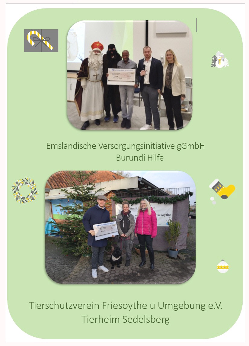 Spenden&uuml;bergabe